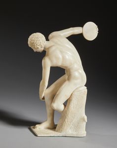 SCULTORE ITALIANO DEL XIX-XX SECOLO : Discobolo  - Asta Asta 432 | ARTE ANTICA E DEL XIX SECOLO Tradizionale - Associazione Nazionale - Case d'Asta italiane