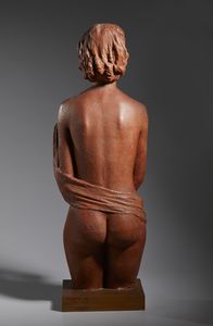 MANNUCCI GIANNETTO (1911 - 1980) : Bagnante  - Asta Asta 432 | ARTE ANTICA E DEL XIX SECOLO Tradizionale - Associazione Nazionale - Case d'Asta italiane