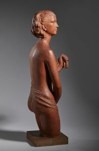 MANNUCCI GIANNETTO (1911 - 1980) : Bagnante  - Asta Asta 432 | ARTE ANTICA E DEL XIX SECOLO Tradizionale - Associazione Nazionale - Case d'Asta italiane