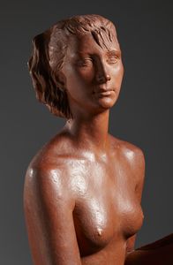 MANNUCCI GIANNETTO (1911 - 1980) : Bagnante  - Asta Asta 432 | ARTE ANTICA E DEL XIX SECOLO Tradizionale - Associazione Nazionale - Case d'Asta italiane