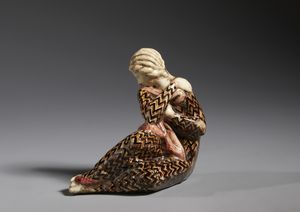 STELLETSKY DIMITRI (1875 - 1947) - Figura femminile seduta