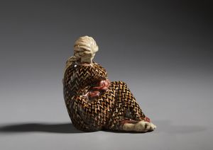 STELLETSKY DIMITRI (1875 - 1947) : Figura femminile seduta  - Asta Asta 432 | ARTE ANTICA E DEL XIX SECOLO Tradizionale - Associazione Nazionale - Case d'Asta italiane