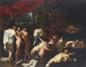 VON HAACHER HANS (1552 - 1615) - Il bagno di Diana