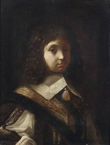 ARTISTA FIAMMINGO DEL XVII SECOLO - Ritratto di un giovane principe D'Orange, probabilmente Guglielmo II o Guglielmo III