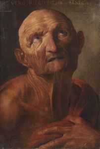 ARTISTA NAPOLETANO DEL XVII SECOLO - Ritratto di Seneca
