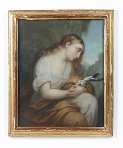 PASINELLI LORENZO (1629 - 1700) : Seguace di. Maddalena penitente  - Asta Asta 432 | ARTE ANTICA E DEL XIX SECOLO Tradizionale - Associazione Nazionale - Case d'Asta italiane