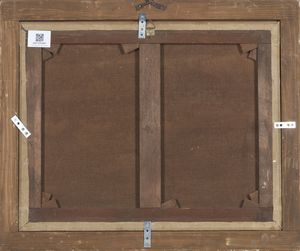 FORABOSCO GIROLAMO (1631 - 1689) : Scena allegorica (probabilmente Mercurio che accompagna Didone di fronte alla Giustizia)  - Asta Asta 432 | ARTE ANTICA E DEL XIX SECOLO Tradizionale - Associazione Nazionale - Case d'Asta italiane