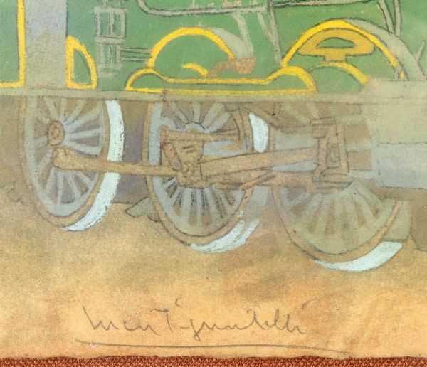 Luca Pignatelli : Treno  - Asta Arte Moderna e Contemporanea - Associazione Nazionale - Case d'Asta italiane