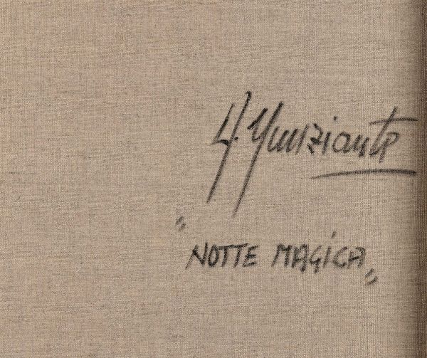 ANTONIO NUNZIANTE : Notte magica  - Asta Arte Moderna e Contemporanea - Associazione Nazionale - Case d'Asta italiane