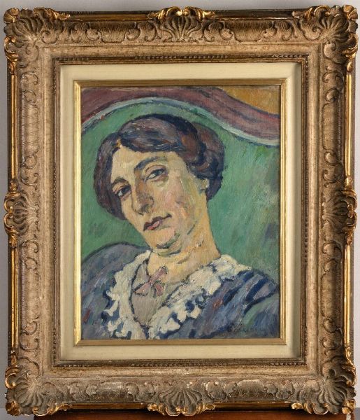 Piero Marussig : Ritratto della moglie  - Asta Arte Moderna e Contemporanea - Associazione Nazionale - Case d'Asta italiane