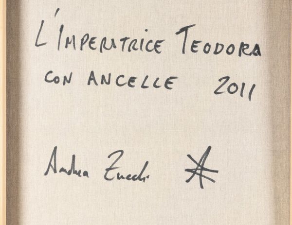 ANDREA ZUCCHI : L'imperatrice Teodora con ancelle  - Asta Arte Moderna e Contemporanea - Associazione Nazionale - Case d'Asta italiane