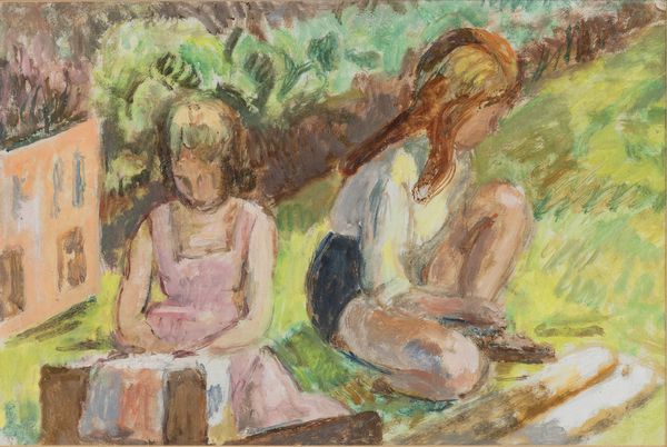 Vanessa Bell : Girls on the grass  - Asta Arte Moderna e Contemporanea - Associazione Nazionale - Case d'Asta italiane