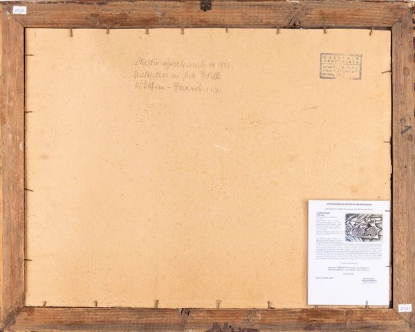 FORTUNATO DEPERO : Il motociclista  - Asta Arte Moderna e Contemporanea - Associazione Nazionale - Case d'Asta italiane