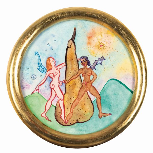 Luigi Ontani : Anteros e la pera dEros  - Asta Arte Moderna e Contemporanea - Associazione Nazionale - Case d'Asta italiane