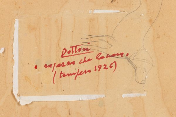 Gerardo Dottori : Fanciulla che cuce  - Asta Arte Moderna e Contemporanea - Associazione Nazionale - Case d'Asta italiane