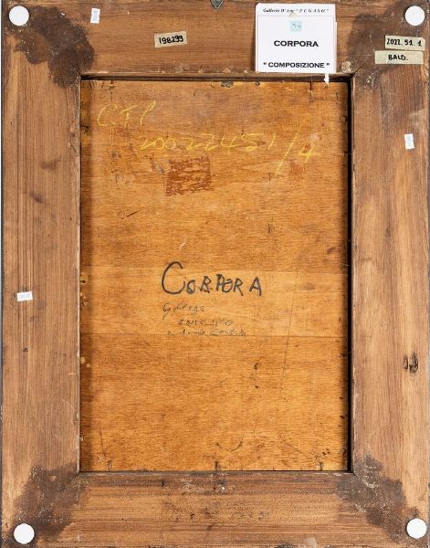 ANTONIO CORPORA : Senza titolo  - Asta Arte Moderna e Contemporanea - Associazione Nazionale - Case d'Asta italiane