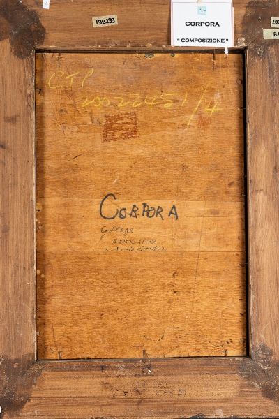 ANTONIO CORPORA : Senza titolo  - Asta Arte Moderna e Contemporanea - Associazione Nazionale - Case d'Asta italiane