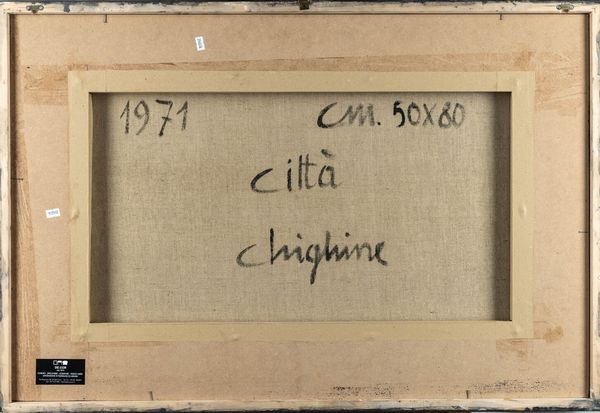 ALFREDO CHIGHINE : Citt  - Asta Arte Moderna e Contemporanea - Associazione Nazionale - Case d'Asta italiane