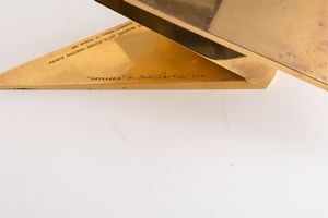 Arnaldo Pomodoro : Messaggio  - Asta Arte Moderna e Contemporanea - Associazione Nazionale - Case d'Asta italiane