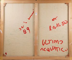 MARIO SCHIFANO : Ultimo acquatico  - Asta Arte Moderna e Contemporanea - Associazione Nazionale - Case d'Asta italiane