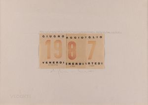 ALIGHIERO BOETTI - Calendario