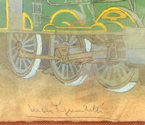 Luca Pignatelli : Treno  - Asta Arte Moderna e Contemporanea - Associazione Nazionale - Case d'Asta italiane