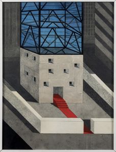 ETTORE SOTTSASS - Progetto per una banca