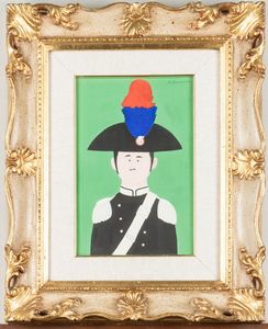 Antonio Bueno : Carabiniere  - Asta Arte Moderna e Contemporanea - Associazione Nazionale - Case d'Asta italiane