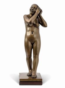 Giuliano Vangi - Donna nuda che ride