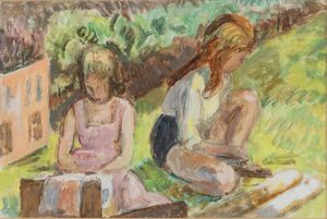 Vanessa Bell - Girls on the grass