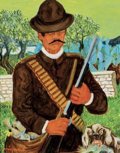 Giuseppe Migneco - Cacciatore