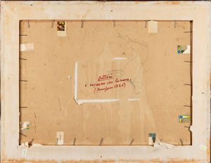 Gerardo Dottori : Fanciulla che cuce  - Asta Arte Moderna e Contemporanea - Associazione Nazionale - Case d'Asta italiane