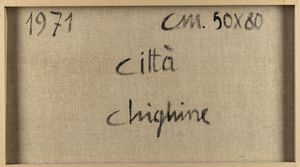 ALFREDO CHIGHINE : Citt  - Asta Arte Moderna e Contemporanea - Associazione Nazionale - Case d'Asta italiane