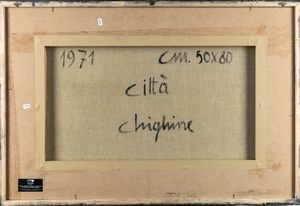 ALFREDO CHIGHINE : Citt  - Asta Arte Moderna e Contemporanea - Associazione Nazionale - Case d'Asta italiane