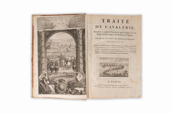 Louis Hector (Comte de) Drummond de Melfort : Trait de Cavalerie, propre  conduire lhomme de guerre  - Asta Libri, Autografi e Stampe - Associazione Nazionale - Case d'Asta italiane