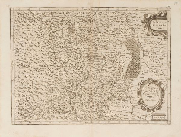 Magini, Giovanni Antonio : Il Bellunese con il Feltrino.  - Asta Libri, Autografi e Stampe - Associazione Nazionale - Case d'Asta italiane
