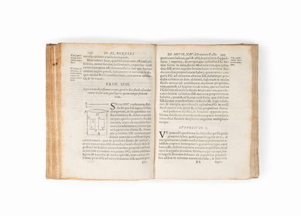 Borelli, Giovanni Alfonso : De motionibus naturalibus a gravitate pedentibus.  - Asta Libri, Autografi e Stampe - Associazione Nazionale - Case d'Asta italiane