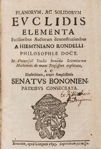 Euclide - Planorum, ac solidorum Euclidis Elementa