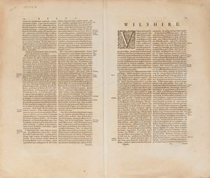Jan Jansson : Wiltonia sive Comitatus Wiltoniensis Anglis Wilshire.  - Asta Libri, Autografi e Stampe - Associazione Nazionale - Case d'Asta italiane