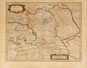 JOHANNES JANSSONIUS - Signoria di Vercelli