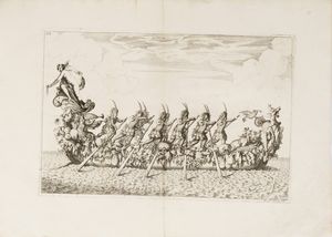 Bernardo Sartorio - Venezia. Tavola terza de I Numi a diporto sull'Adriatico.