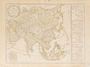 Gilles-Robert de Vaugondy - Asie divisee en ses proncipaux etats.