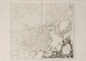 Francesco Santini - Lempire de la Chine, avec la Tartarie chinoise d'apres l'atlas chinois.