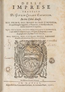 Capaccio, Giulio Cesare - Delle imprese Trattato. In tre libri diviso.