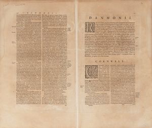 Jan Jansson : Cornubia sive Cornwallia.  - Asta Libri, Autografi e Stampe - Associazione Nazionale - Case d'Asta italiane