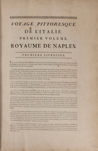 Jean-Benjamin de Laborde - Voyage pittoresque d'Italie: Royaume de Naples.