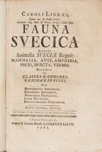 Carlo Linneo - Fauna svecica sistens animalia Sveciae Regni: mammalia, aves, amphibia, pisces, insecta, vermes