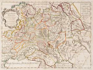 Giacomo Cantelli - Russia Bianca o Moscovia divisa de Guglielmo Sansone ne suoi Regni, Ducati, Principati, Provincie, e Popoli, che presentemente sono soggetti al gran'Duca di Moscovia.