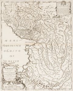 Giacomo Cantelli - Albania propria overo superiore detta anche Macedonia occidentale descritta con disegni fatti sul luogo.