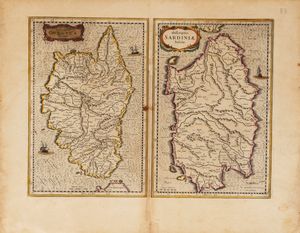 Gerardo Mercatore - Descriptio Corsicae insulae - Descriptio Sardiniae insulae.